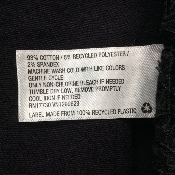 Ava & Viv Jean Shorts Women’s Plus Sz 22W Blk High Rise Cutoff Distressed Ripped - Picture 4 of 9